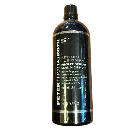 Peter Thomas Roth Retinol Fusion PM Night Serum All Skin Type 6.7 fl New Sealed - Picture 1 of 5